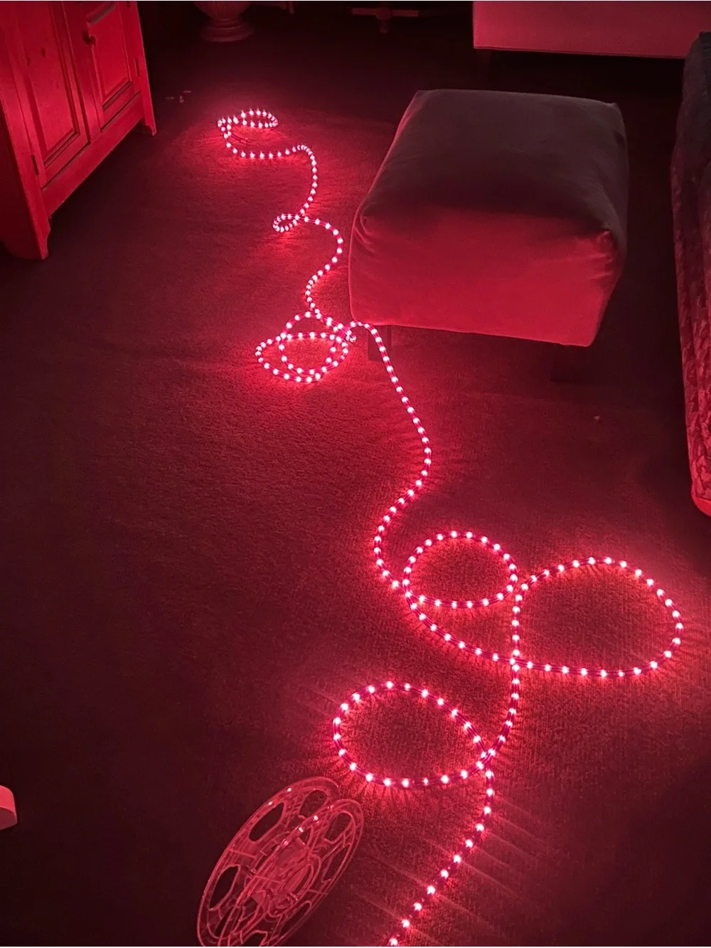 Purple LED Strip Lights for Home Decor